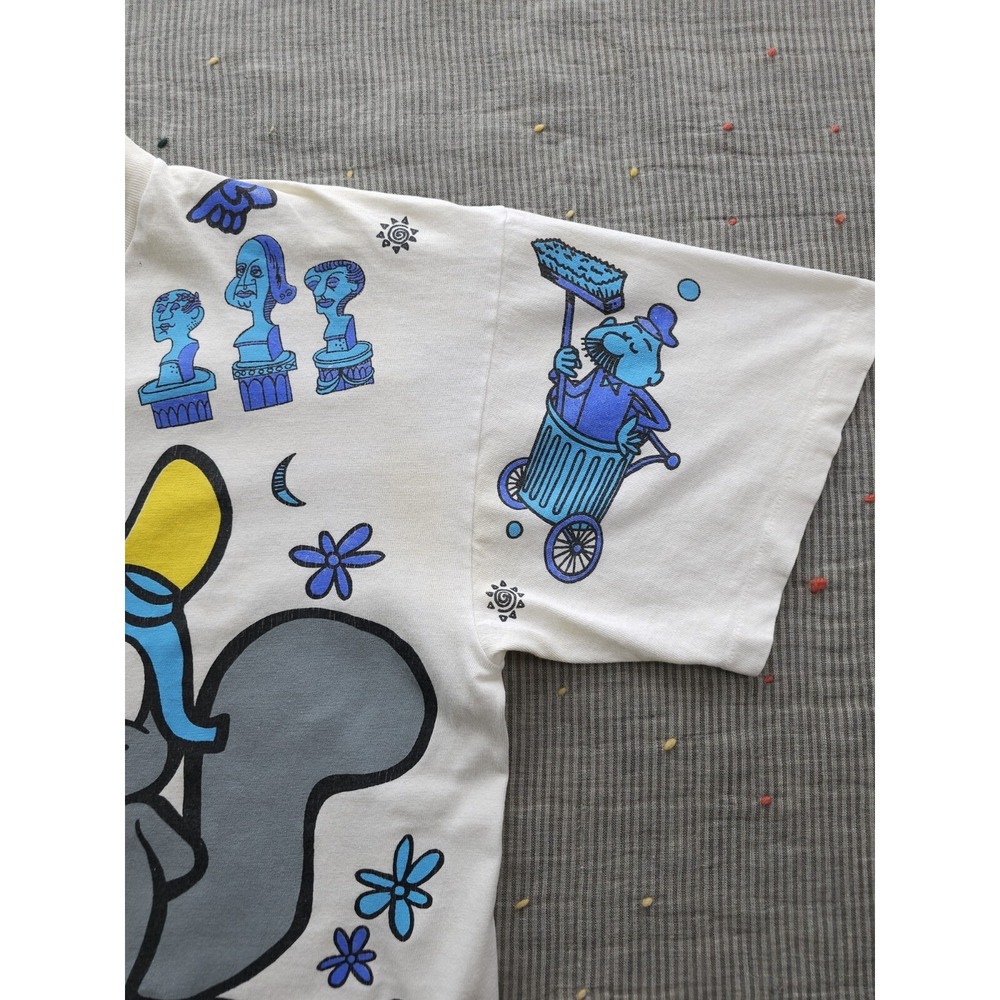 Vintage 1990s Rocky And Bullwinkle And Friends‎ Show AOP T-shirt Wild Oats XL - Picture 11 of 14
